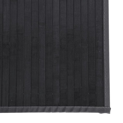 vidaXL Tapis rectangulaire gris 100x200 cm bambou