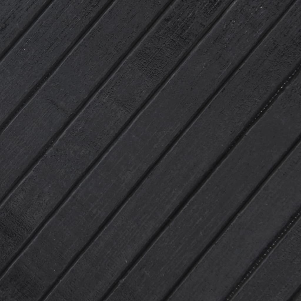 vidaXL Tapis rectangulaire gris 100x200 cm bambou