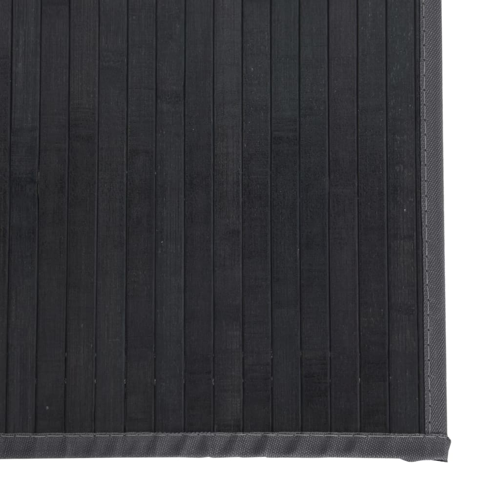 vidaXL Tapis rectangulaire gris 100x300 cm bambou