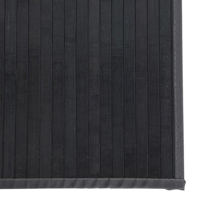 vidaXL Tapis rectangulaire gris 100x300 cm bambou