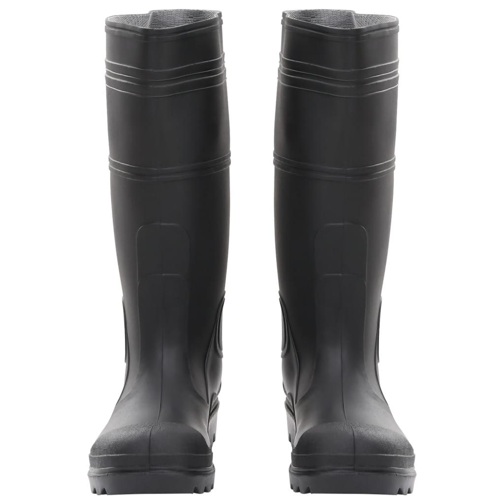 vidaXL Bottes de pluie noir taille 39 PVC