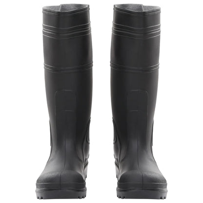 vidaXL Bottes de pluie noir taille 39 PVC