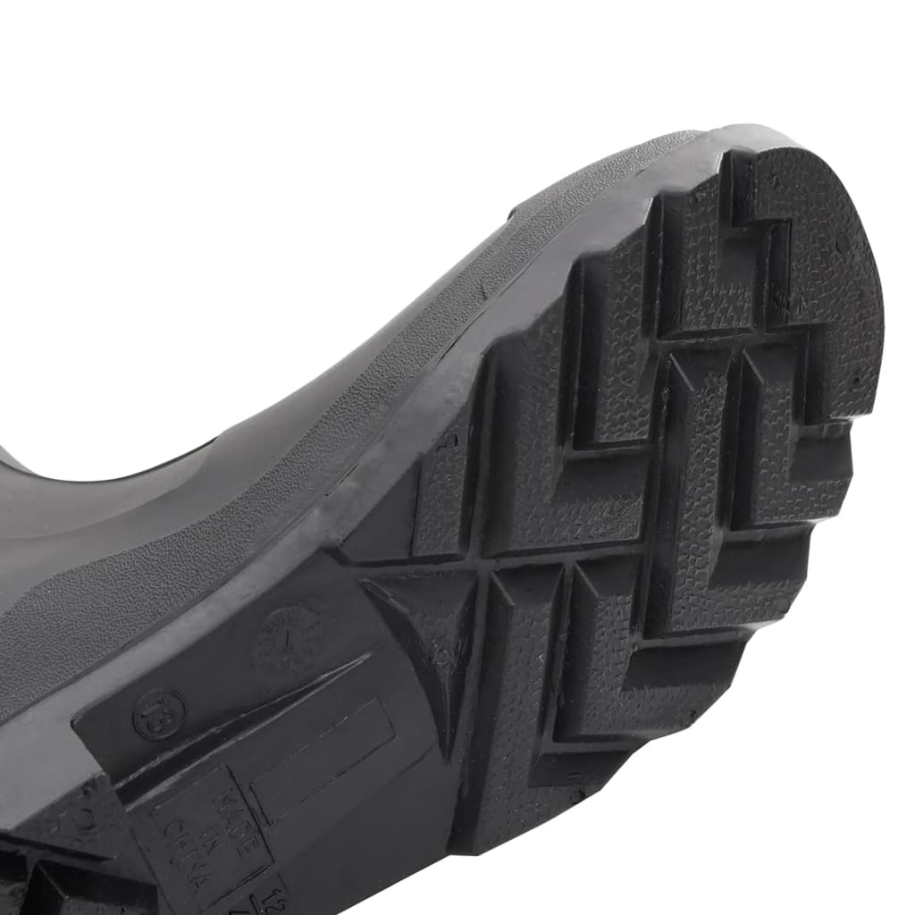 vidaXL Bottes de pluie noir taille 39 PVC