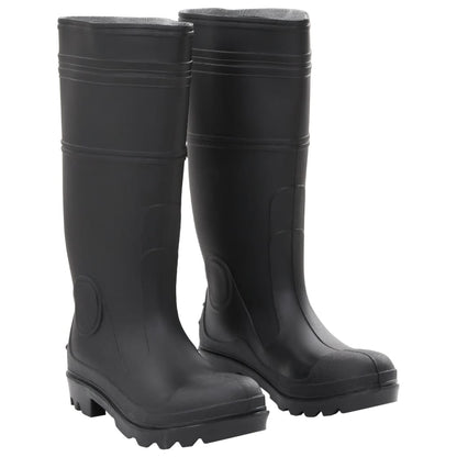 vidaXL Bottes de pluie noir taille 40 PVC