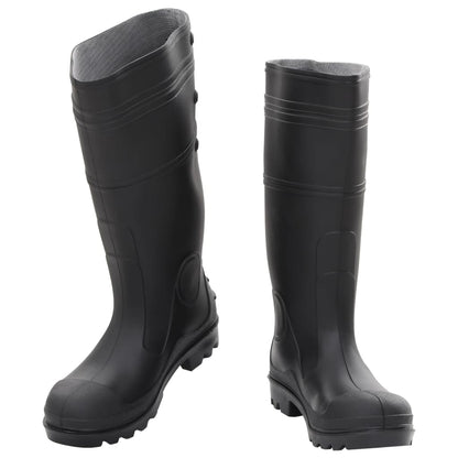 vidaXL Bottes de pluie noir taille 40 PVC