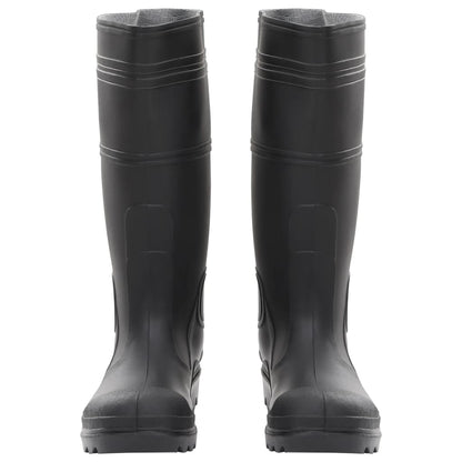 vidaXL Bottes de pluie noir taille 40 PVC