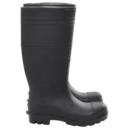 vidaXL Bottes de pluie noir taille 40 PVC