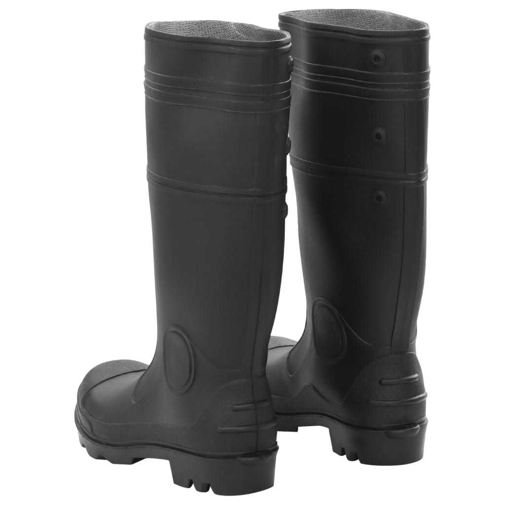 vidaXL Bottes de pluie noir taille 40 PVC