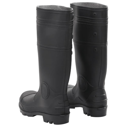 vidaXL Bottes de pluie noir taille 40 PVC