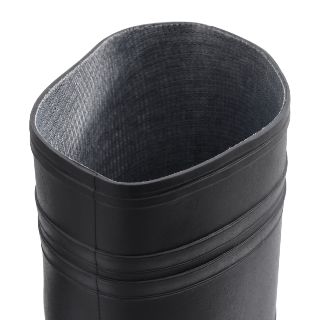 vidaXL Bottes de pluie noir taille 40 PVC