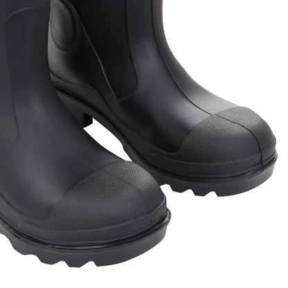 vidaXL Bottes de pluie noir taille 40 PVC