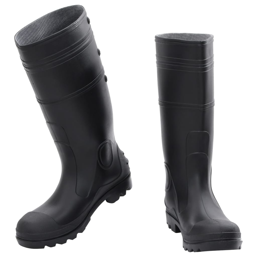 vidaXL Bottes de pluie noir taille 42 PVC