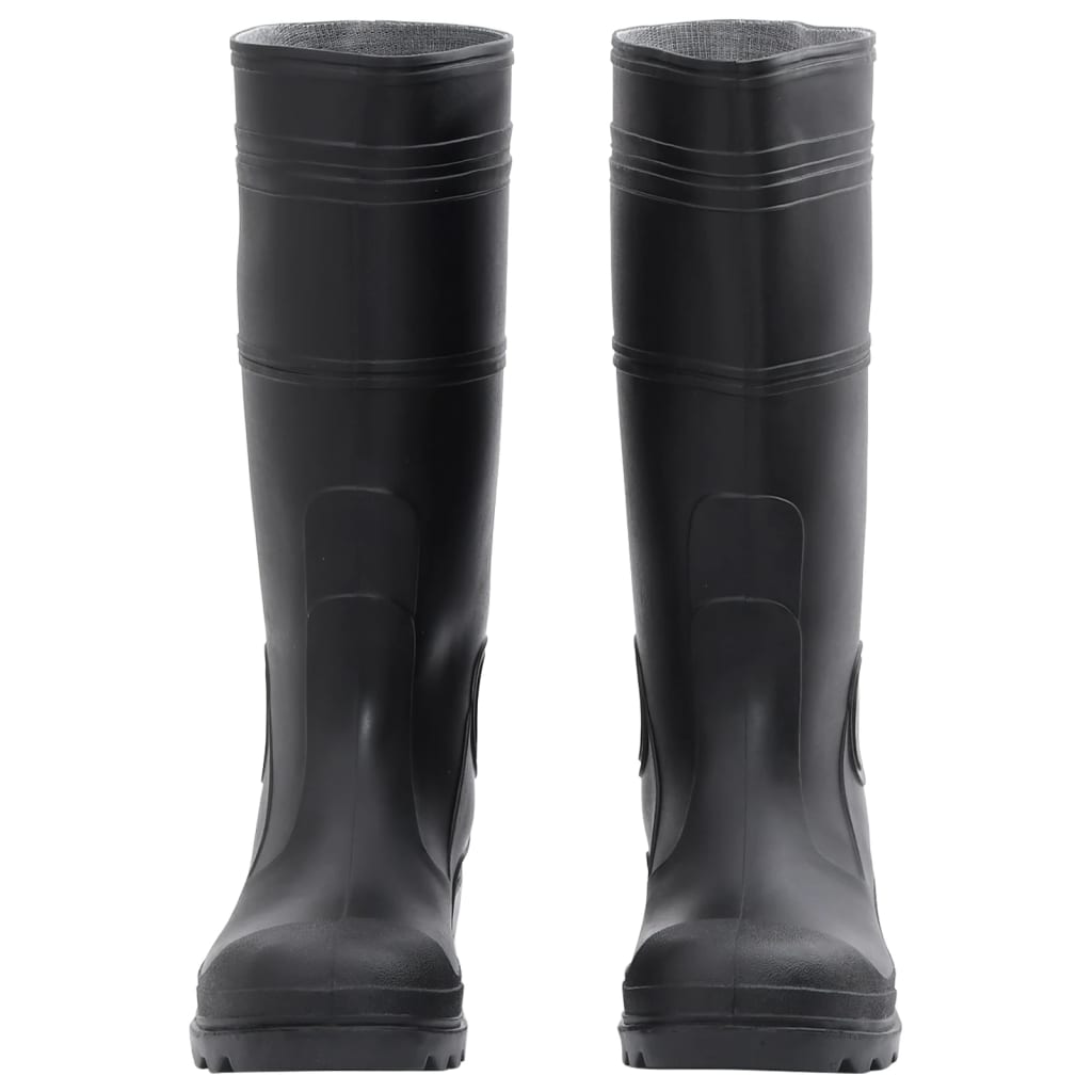 vidaXL Bottes de pluie noir taille 42 PVC
