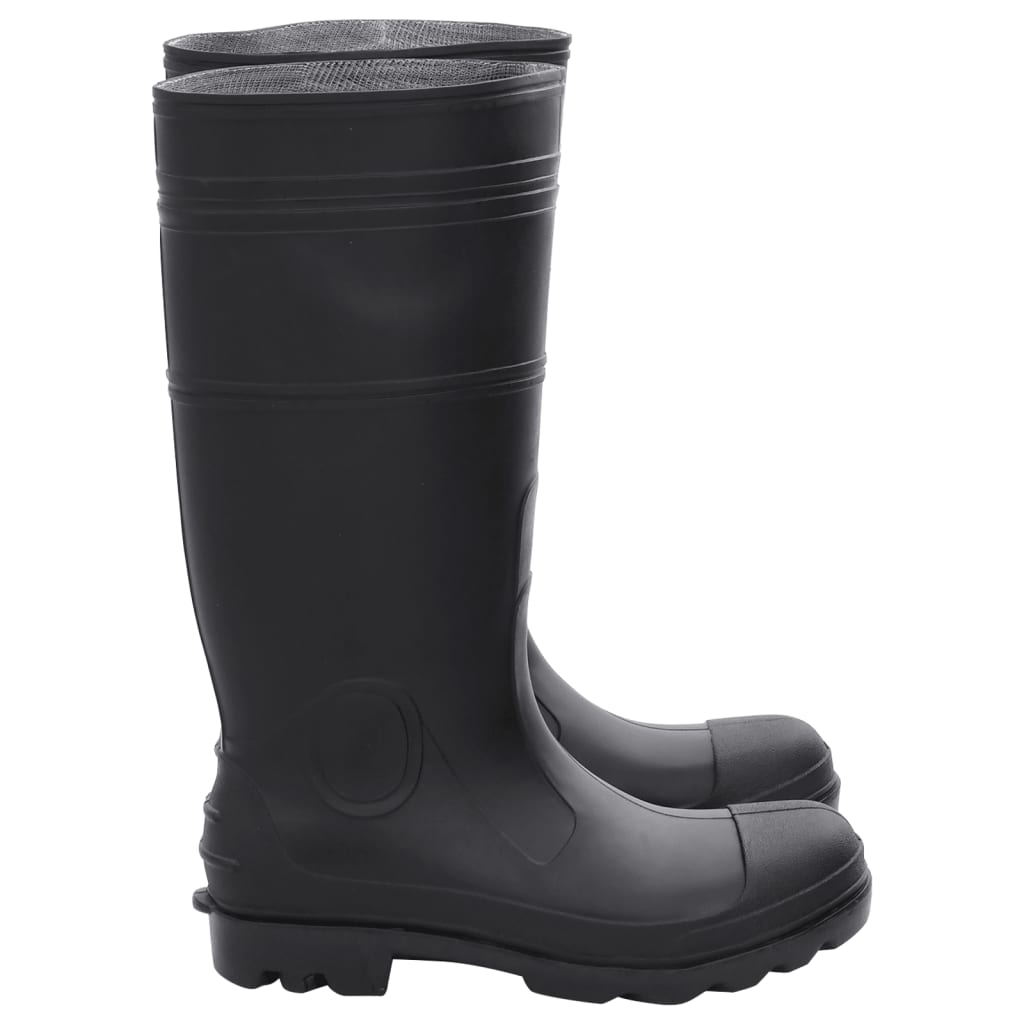 vidaXL Bottes de pluie noir taille 42 PVC