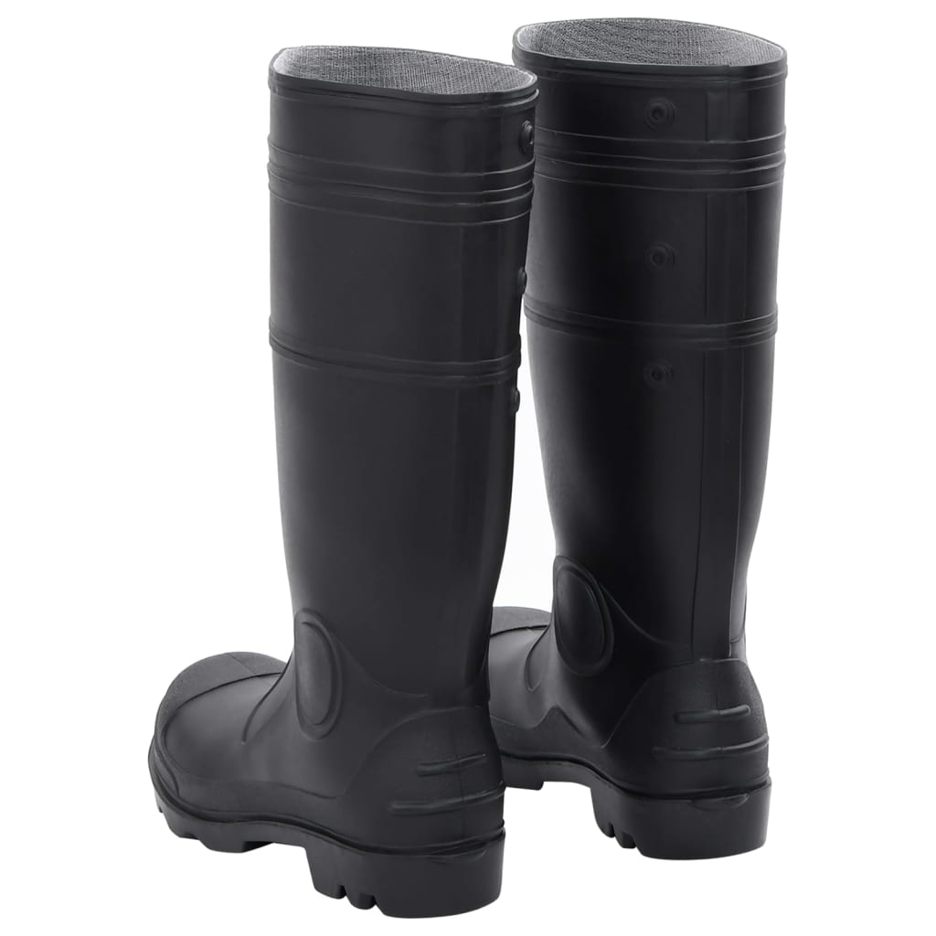 vidaXL Bottes de pluie noir taille 42 PVC