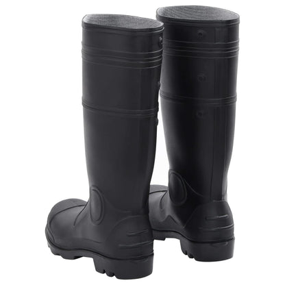 vidaXL Bottes de pluie noir taille 42 PVC