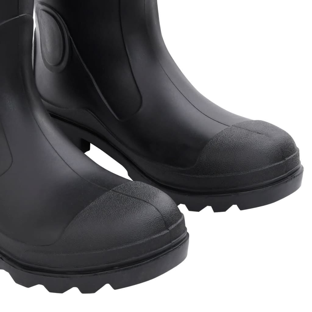 vidaXL Bottes de pluie noir taille 42 PVC