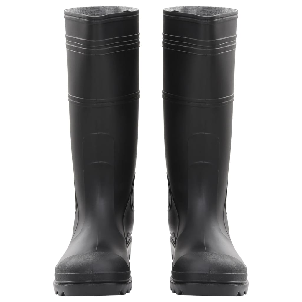 vidaXL Bottes de pluie noir taille 44 PVC