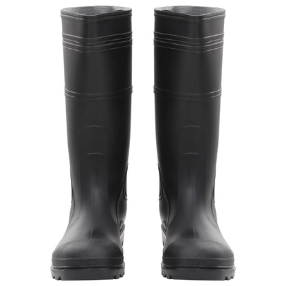 vidaXL Bottes de pluie noir taille 44 PVC
