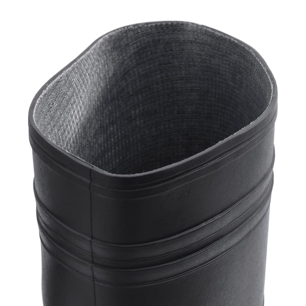 vidaXL Bottes de pluie noir taille 44 PVC