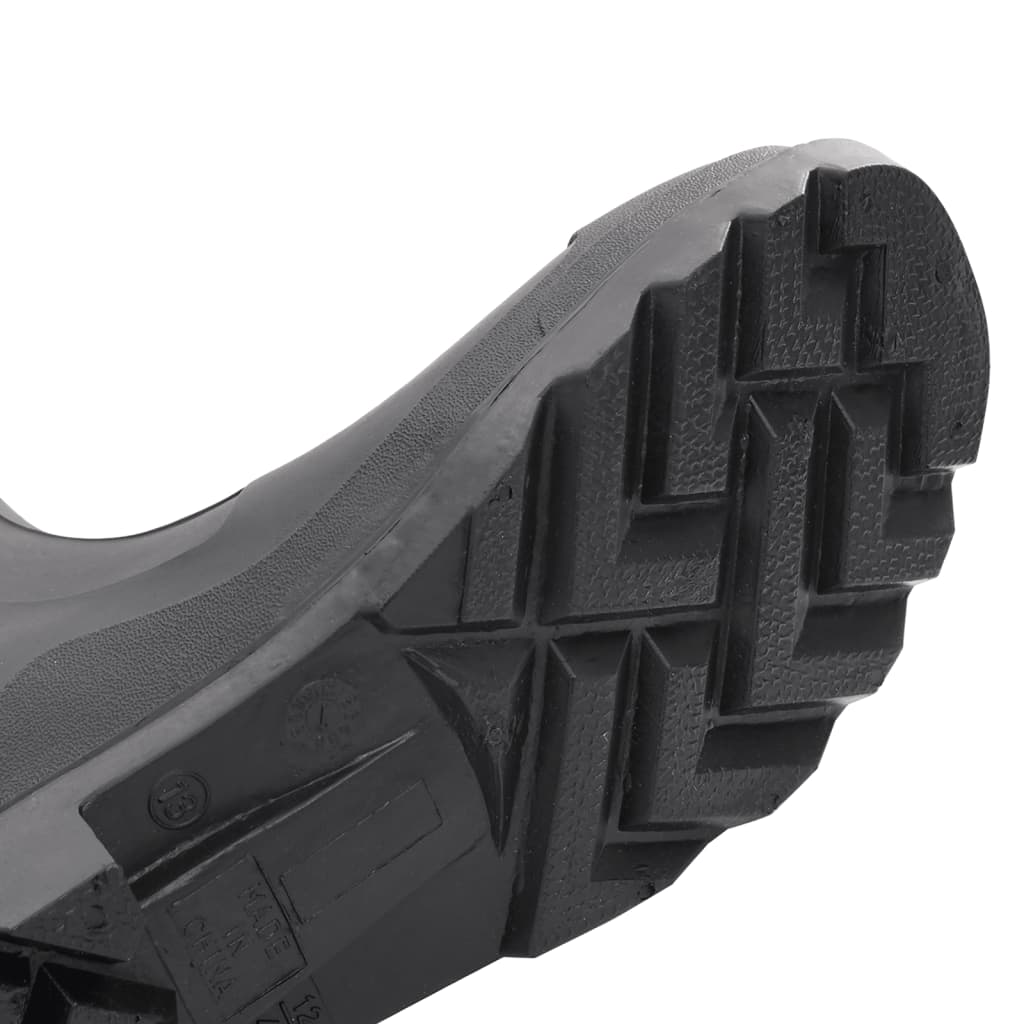vidaXL Bottes de pluie noir taille 44 PVC