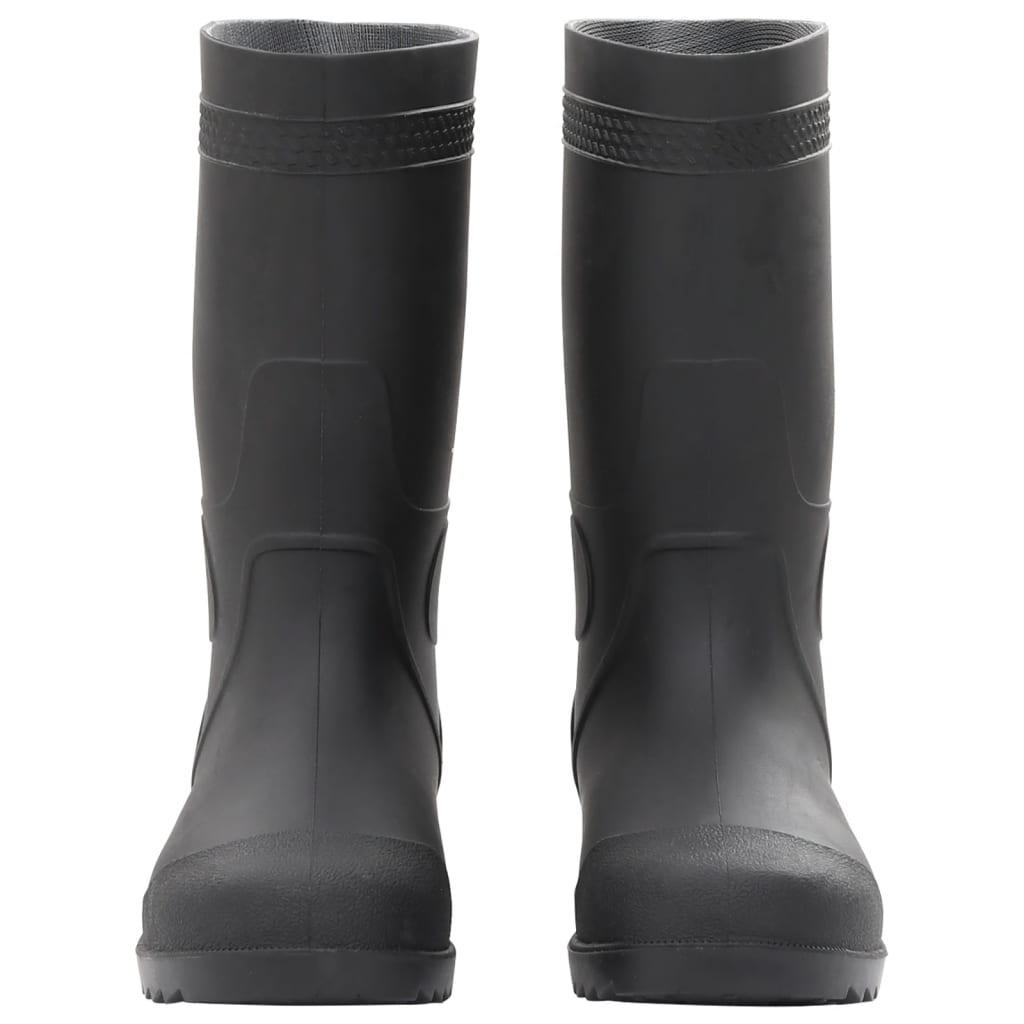 vidaXL Bottes de pluie noir taille 38 PVC