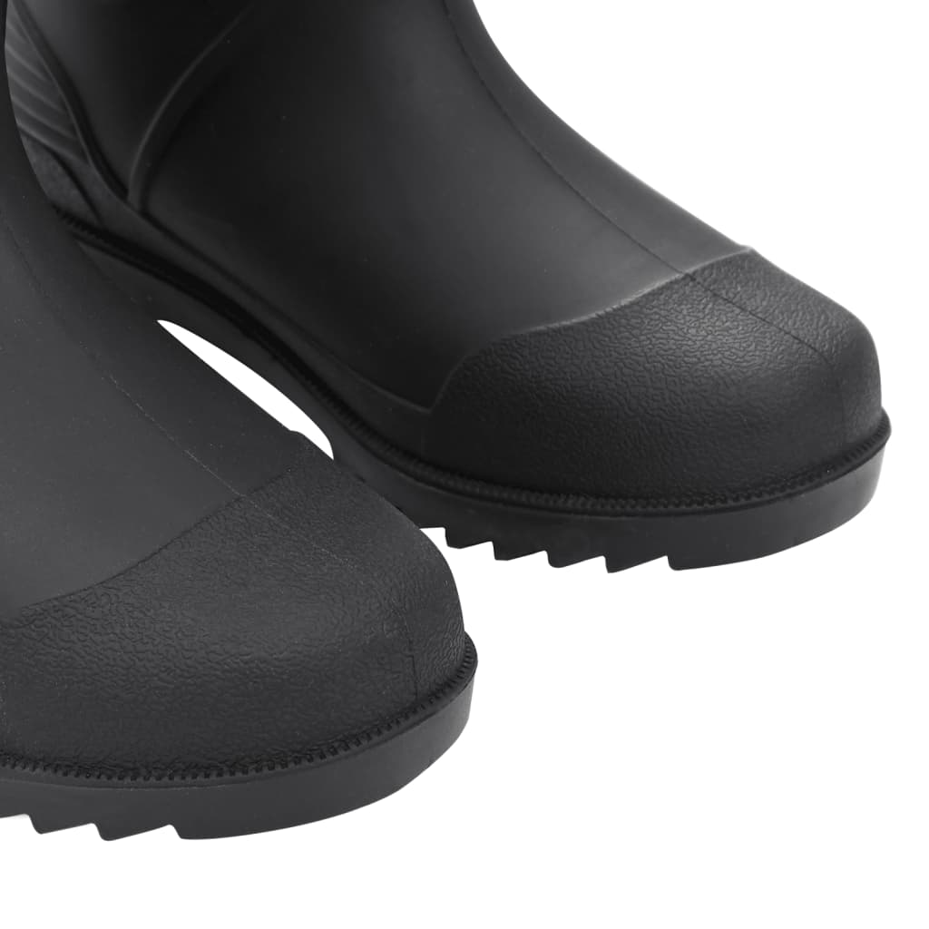 vidaXL Bottes de pluie noir taille 38 PVC