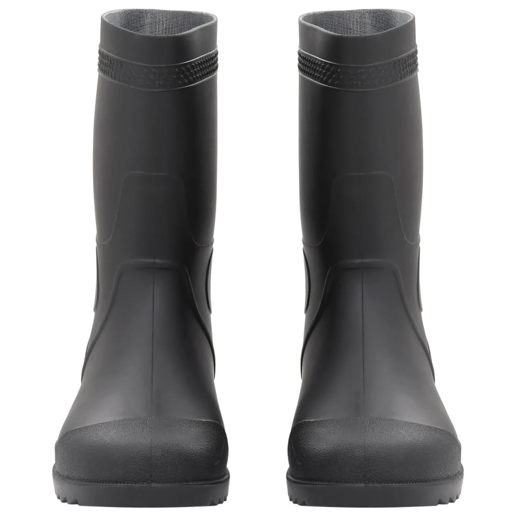 vidaXL Bottes de pluie noir taille 45 PVC
