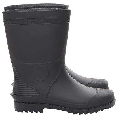 vidaXL Bottes de pluie noir taille 45 PVC