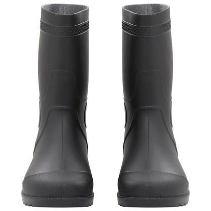 vidaXL Bottes de pluie noir taille 46 PVC