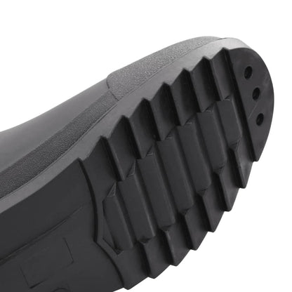 vidaXL Bottes de pluie noir taille 46 PVC