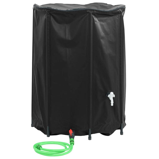 vidaXL Réservoir d'eau avec robinet pliable 1350 L PVC