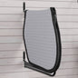 vidaXL Support de tapis de selle 3 bras noir fer