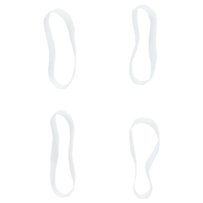 vidaXL Bandes tressées pour chevaux 2500 pcs silicone blanc
