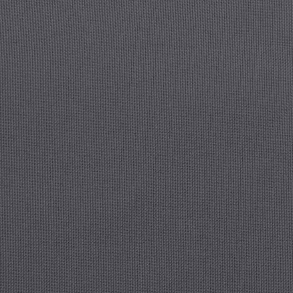 vidaXL Coussins de chaise à dossier haut lot de 4 anthracite