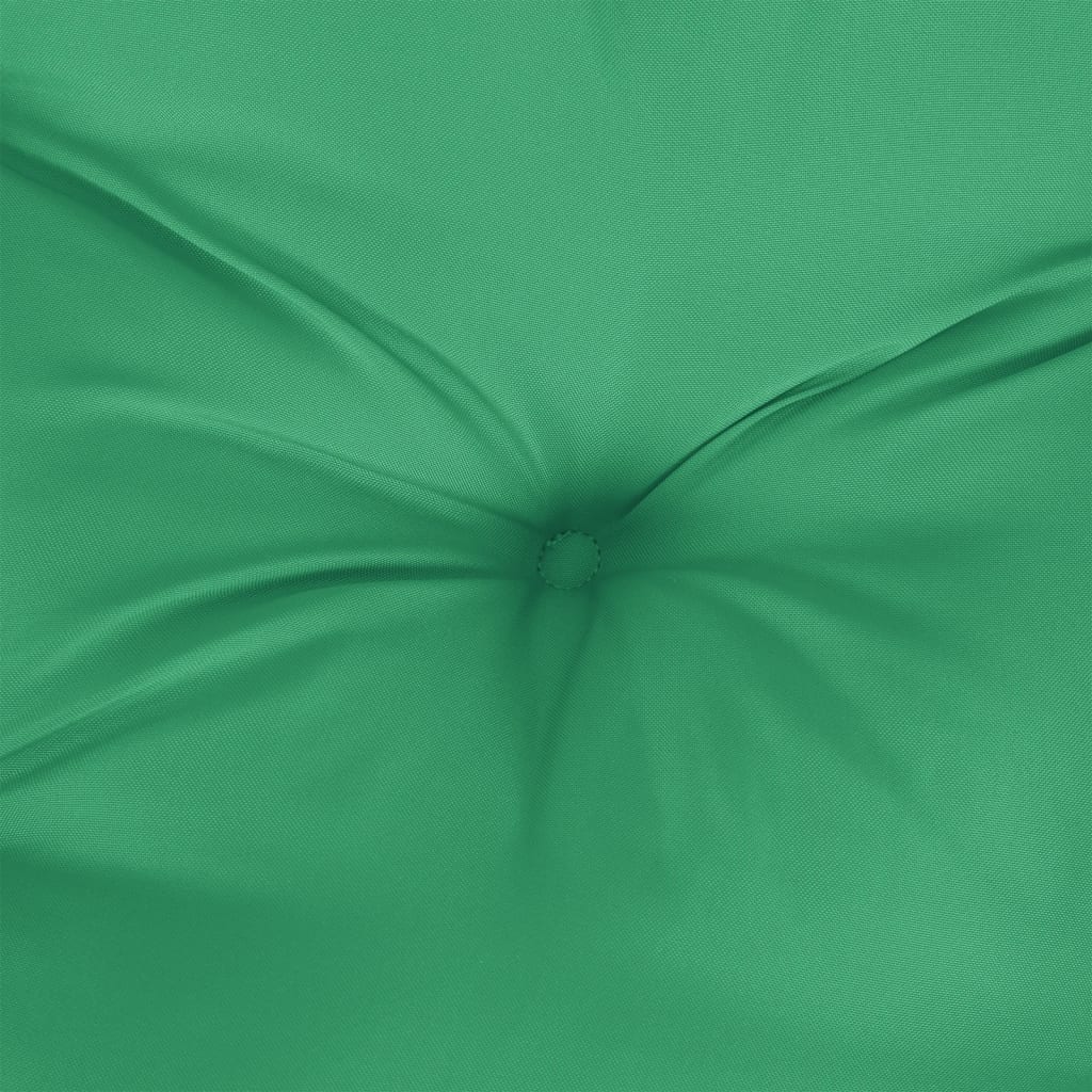 vidaXL Coussins de chaise à dossier haut lot de 2 vert tissu oxford