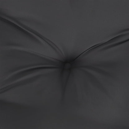 vidaXL Coussins de chaise à dossier bas lot de 6 noir tissu oxford