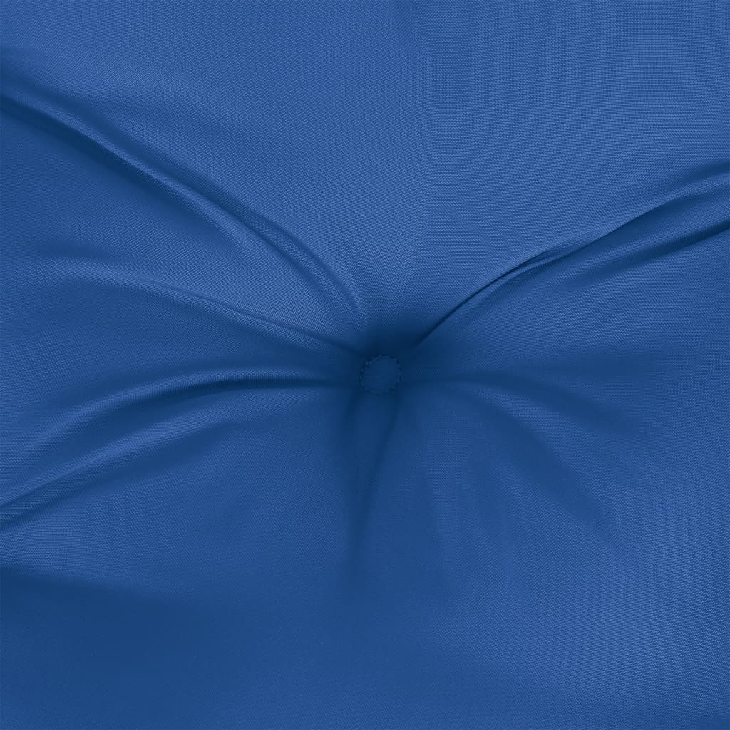 vidaXL Coussins de chaise à dossier bas lot de 6 bleu royal
