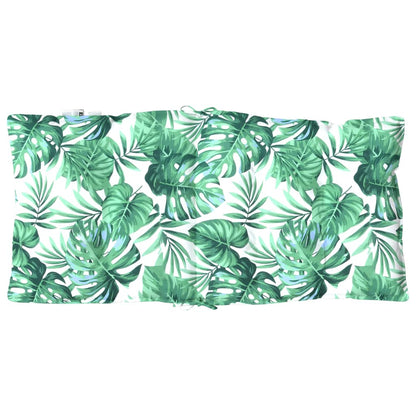 vidaXL Coussins de chaise à dossier bas lot de 4 modèle de feuille