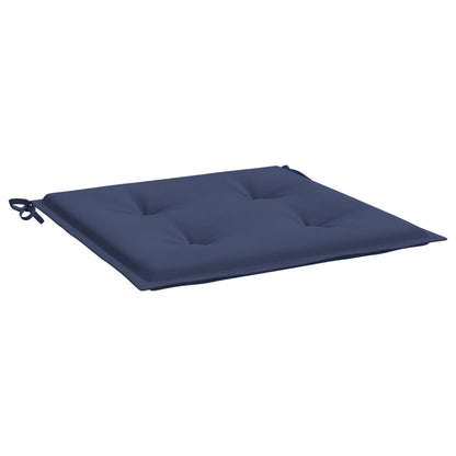 vidaXL Coussins de palette lot de 2 bleu marine 40x40x3 cm