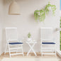 vidaXL Coussins de palette lot de 2 bleu marine 40x40x3 cm