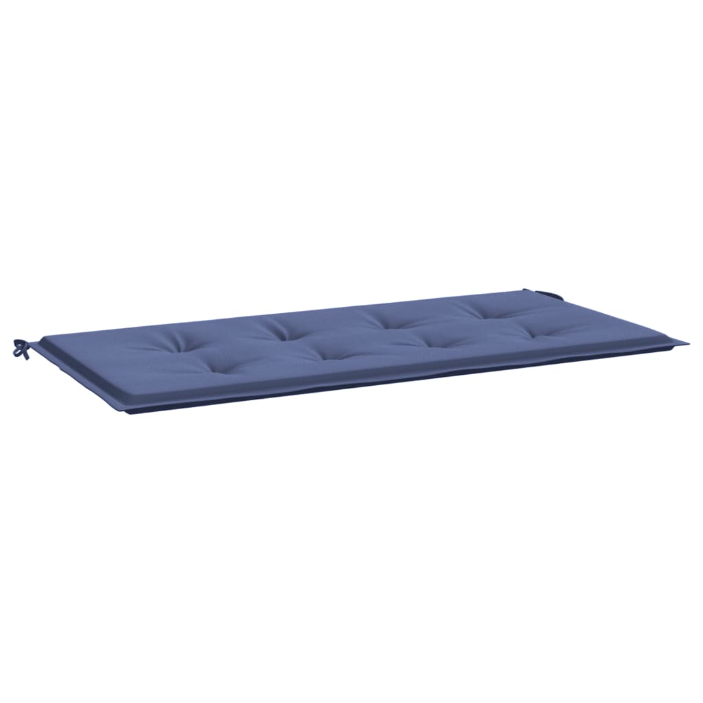 vidaXL Coussin de banc de jardin bleu marine 120x50x3 cm tissu oxford