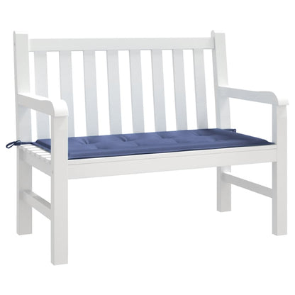 vidaXL Coussin de banc de jardin bleu marine 120x50x3 cm tissu oxford