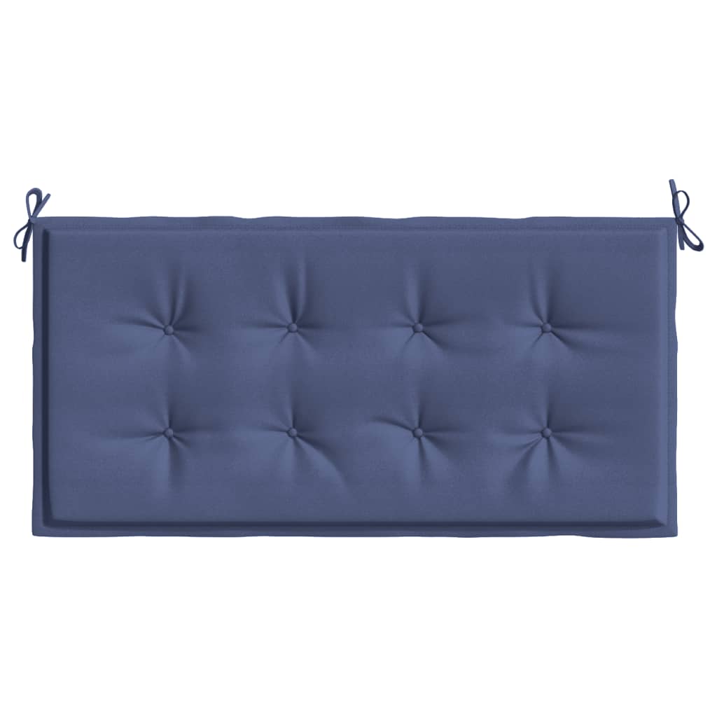 vidaXL Coussin de banc de jardin bleu marine 120x50x3 cm tissu oxford