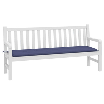 vidaXL Coussin de banc de jardin bleu marine 180x50x3 cm tissu oxford