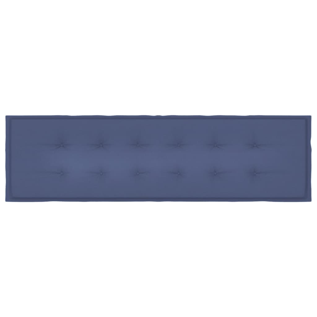 vidaXL Coussin de banc de jardin bleu marine 180x50x3 cm tissu oxford
