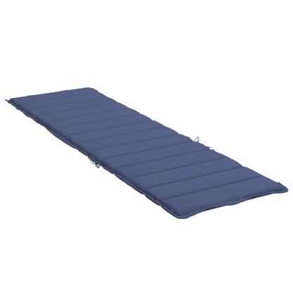 vidaXL Coussin de chaise longue bleu marine tissu oxford