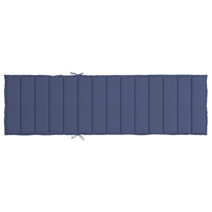 vidaXL Coussin de chaise longue bleu marine tissu oxford
