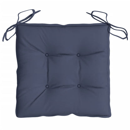 vidaXL Coussins de chaise lot de 6 bleu marine 50x50x7 cm tissu oxford