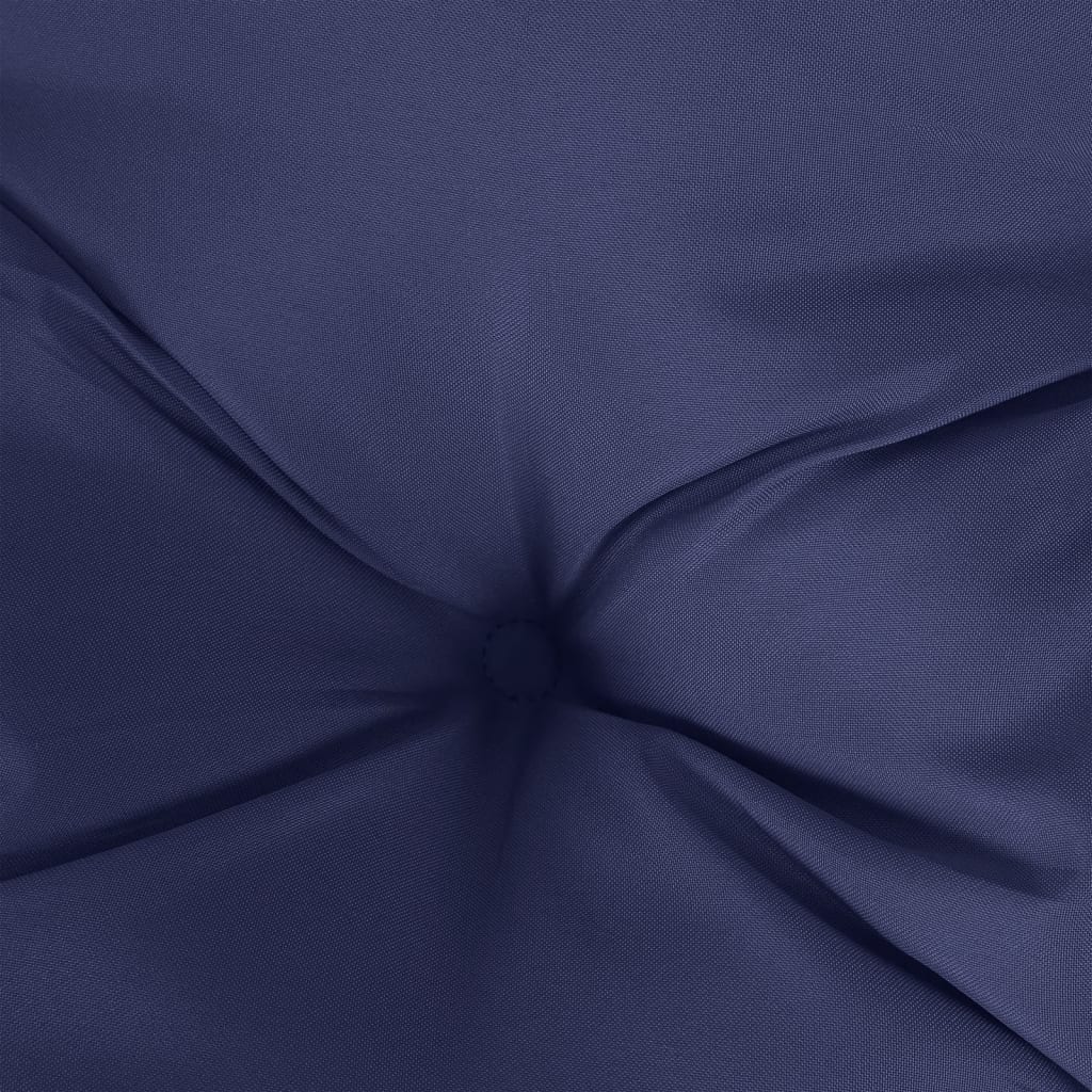 vidaXL Coussins de chaise lot de 6 bleu marine 50x50x7 cm tissu oxford